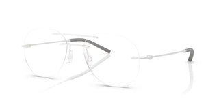 Moncler ME1003 unisex Silver Round Eyeglasses