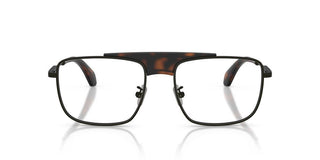 Moncler Me1011 Unisex Black Geometric Eyeglasses