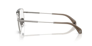 Moncler Me1011 Unisex Ruthenium Geometric Eyeglasses