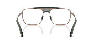 Moncler Me1011 Unisex Brown Geometric Eyeglasses