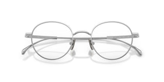 Moncler Me1013td Unisex Silver Round Eyeglasses