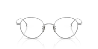Moncler Me1013td Unisex Silver Round Eyeglasses