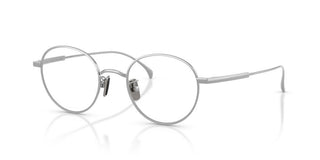 Moncler Me1013td Unisex Silver Round Eyeglasses