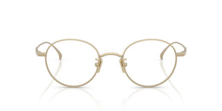 Moncler Me1013td Unisex Gold Round Eyeglasses