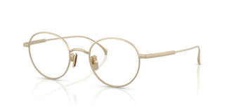 Moncler Me1013td Unisex Gold Round Eyeglasses