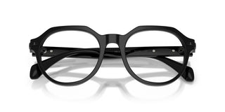 Moncler Me2014 Unisex Black Round Eyeglasses