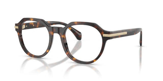 Moncler Me2014 Unisex Havana Round Eyeglasses