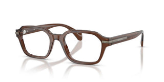 Moncler Me2015 Unisex Brown Rectangle Eyeglasses