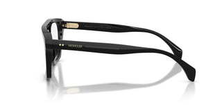 Moncler Me2018u Unisex Black Geometric Eyeglasses