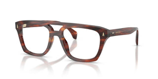Moncler Me2018u Unisex Havana Geometric Eyeglasses