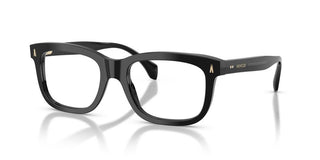 Moncler Me2019 Unisex Black Geometric Eyeglasses