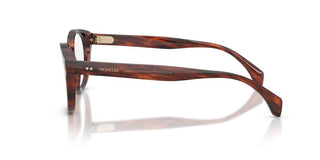 Moncler Me2020 Unisex Havana Round Eyeglasses