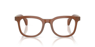 Moncler Me2023 Unisex Brown Squared Eyeglasses