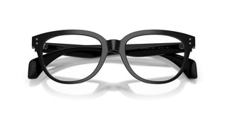 Moncler Me2024u Unisex Black Geometric Eyeglasses