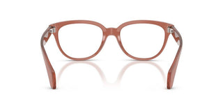 Moncler Me2024u Unisex Pink Geometric Eyeglasses