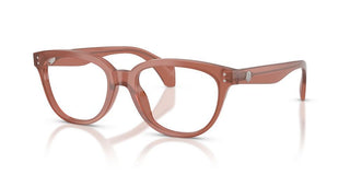 Moncler Me2024u Unisex Pink Geometric Eyeglasses