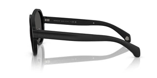 Moncler Me4001 Unisex Black Round Sunglasses