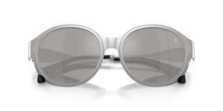 Moncler Me4005t Unisex Silver Oval Sunglasses