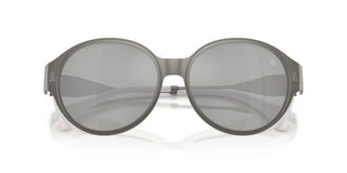 Moncler Me4005t Unisex Ruthenium Oval Sunglasses