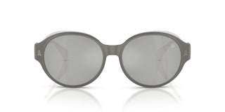 Moncler Me4005t Unisex Ruthenium Oval Sunglasses