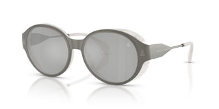 Moncler Me4005t Unisex Ruthenium Oval Sunglasses