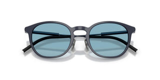 Moncler Me6011d Unisex Blue Round Sunglasses