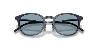 Moncler Me6011d Unisex Blue Round Sunglasses