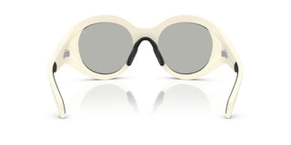 Moncler Me8005 Unisex White Round Sunglasses