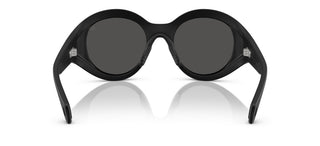 Moncler Me8005 Unisex Black Round Sunglasses