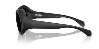 Moncler Me8005 Unisex Black Round Sunglasses