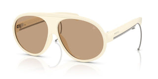 Moncler Me8007u Unisex White Shield Sunglasses