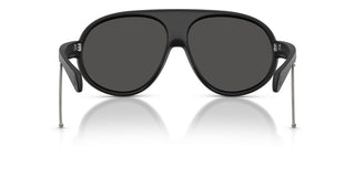 Moncler Me8007u Unisex Black Shield Sunglasses
