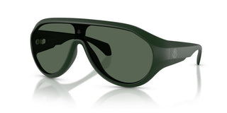 Moncler Me8009u Unisex Green Shield Sunglasses