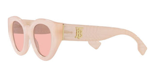 Burberry MEADOW BE 4390 women Pink Squared Sunglasses