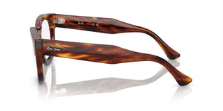 Ray-ban Mega Hawkeye Rx 0298v Unisex Havana Squared Eyeglasses
