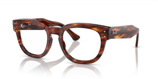 Ray-ban Mega Hawkeye Rx 0298v Unisex Havana Squared Eyeglasses