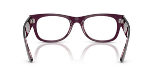 Ray-Ban MEGA WAYFARER ii RX 0832V unisex Violet Squared Eyeglasses