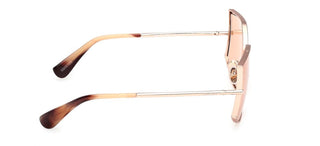 Max Mara Menton 4 Mm0142 Unisex Rose Gold Cat Eye Sunglasses