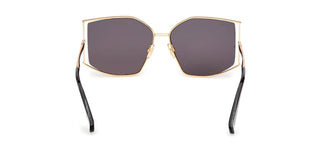 Max Mara Menton 4 Mm0142 Unisex Gold Cat Eye Sunglasses