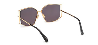 Max Mara Menton 4 Mm0142 Unisex Gold Cat Eye Sunglasses