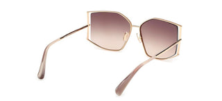 Max Mara Menton 4 Mm0142 Unisex Gold Cat Eye Sunglasses