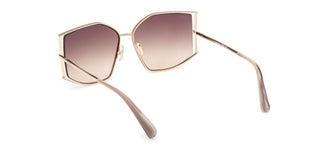 Max Mara Menton 4 Mm0142 Unisex Gold Cat Eye Sunglasses