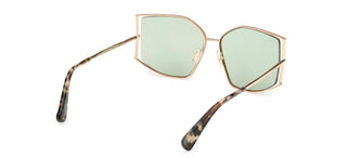 Max Mara Menton 4 Mm0142 Unisex Gold Cat Eye Sunglasses