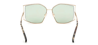 Max Mara Menton 4 Mm0142 Unisex Gold Cat Eye Sunglasses