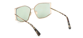 Max Mara Menton 4 Mm0142 Unisex Gold Cat Eye Sunglasses