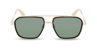 Police Mercury 1 Splq91e Men Rose Gold Geometric Sunglasses
