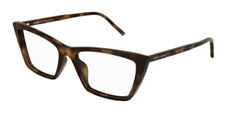 Saint Laurent MICA THIN OPT SL 737 women Havana Squared Eyeglasses