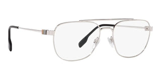 Burberry MICHAEL BE 1377 men Silver Pilot Eyeglasses