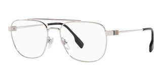 Burberry MICHAEL BE 1377 men Silver Pilot Eyeglasses