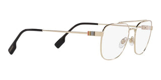 Burberry MICHAEL BE 1377 men Gold Pilot Eyeglasses